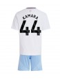 Aston Villa Boubacar Kamara #44 Auswärts Trikotsatz für Kinder 2024-25 Kurzarm (+ Kurze Hosen)